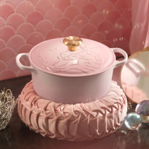 Panela Redonda Signature Wicked Glinda 24 cm Shell Pink Le Creuset