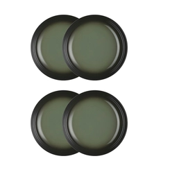 Jogo de 4 Pratos Fundos de Cerâmica 22 cm Thyme Le Creuset