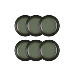 Jogo de 6 Pratos Fundos de Cerâmica 22 cm Thyme Le Creuset