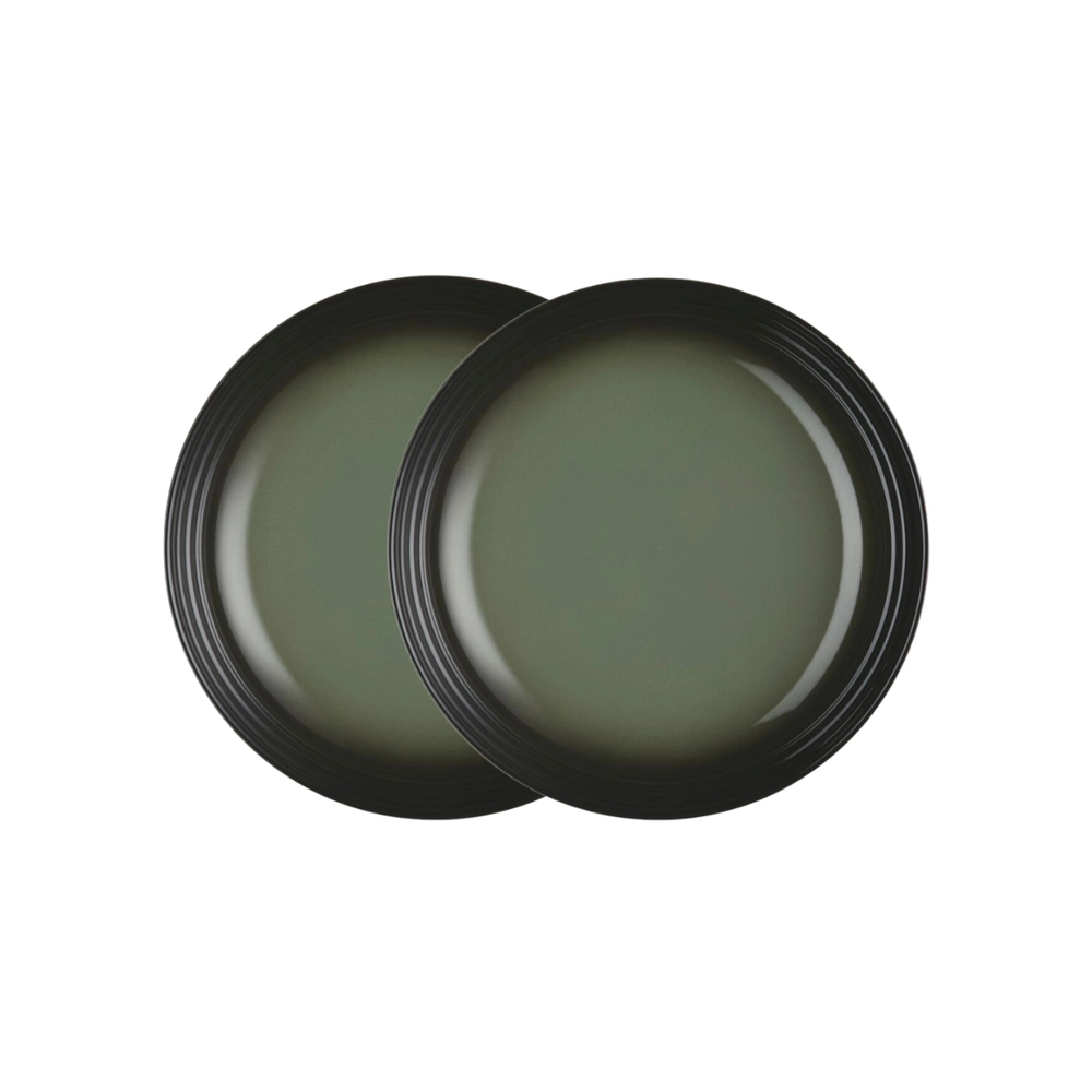 Jogo de 2 Pratos Fundos de Cerâmica 22 cm Thyme Le Creuset
