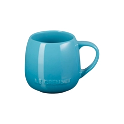 Caneca de Cerâmica Sphere 320 ml Azul Caribe Le Creuset