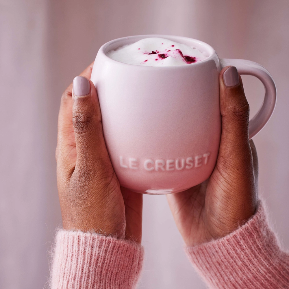 Caneca de Cerâmica Sphere 320 ml Shell Pink Le Creuset