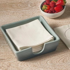 Porta Guardanapo de Cerâmica Signature 15 cm Sea Salt Le Creuset