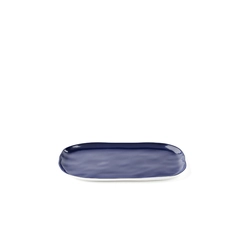 Bandeja Retangular Rasa Melamina Riviera 26,5x15,5 cm Mediterranean Blue Guzzini