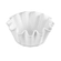 Prato Fundo de Cerâmica Ruffle 21 cm Branco Le Creuset
