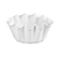 Prato Fundo de Cerâmica Ruffle 21 cm Branco Le Creuset