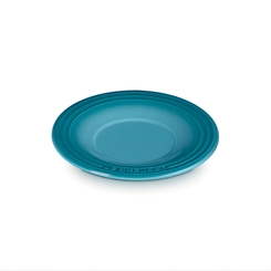 Prato para Pão de Cerâmica 16 cm Azul Caribe Le Creuset