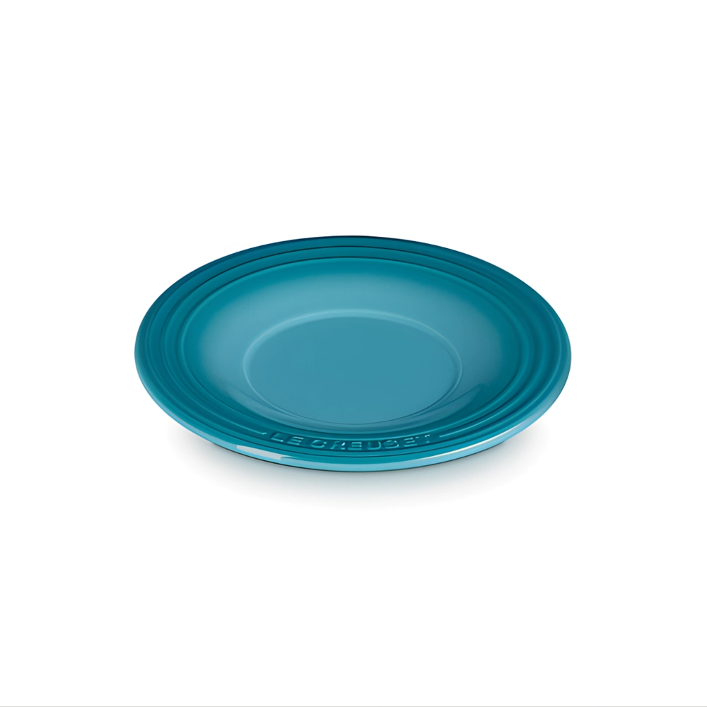 Prato para Pão de Cerâmica 16 cm Azul Caribe Le Creuset