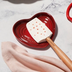 Descanso Coração de Colher 13 cm Vermelho Le Creuset
