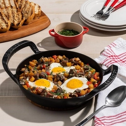 Skillet Redonda com Alça Alpine 25 cm Preto Le Creuset