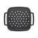 Cesta Perfurada Quadrada com Alças Alpine 30 cm Preto Le Creuset