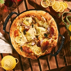 Grelha Redonda para Pizza Alpine 35 cm Preto Le Creuset