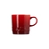 Caneca Cappuccino de Cerâmica Holly 200 ml Vermelho Le Creuset