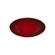 Prato Raso de Cerâmica Sphere Holly 19 cm Vermelho Le Creuset