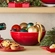 Multi Bowl de Cerâmica Holly 3,6 Litros Vermelho Le Creuset
