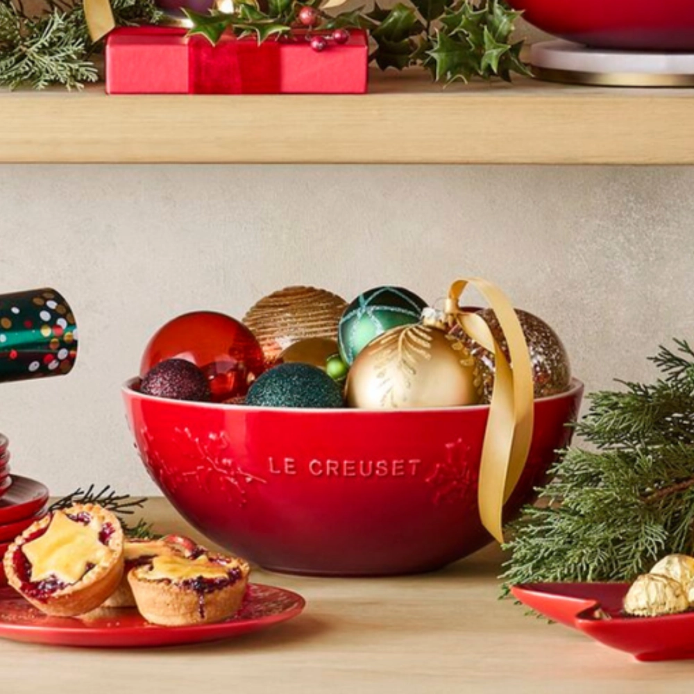 Multi Bowl de Cerâmica Holly 3,6 Litros Vermelho Le Creuset