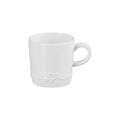 Caneca Cappuccino de Cerâmica Holly 200 ml Branco Le Creuset