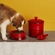 Porta Ração com Dosador Pet Collection 2,3 Litros Vermelho Le Creuset