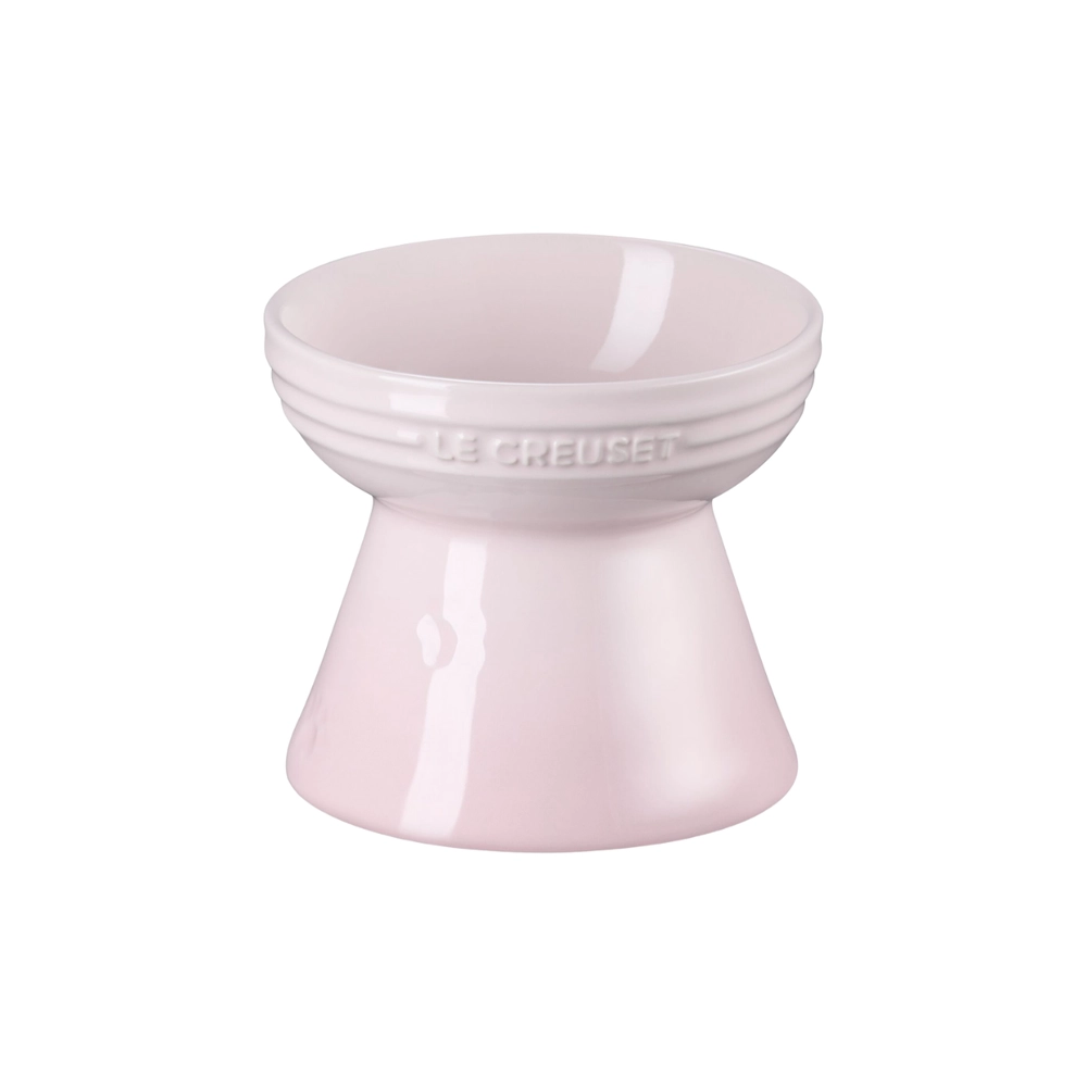 Bowl para Pet com Suporte em Cerâmica 380 ml Shell Pink Le Creuset