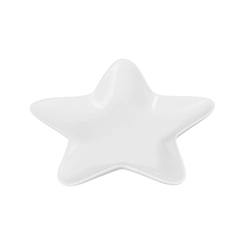 Prato de Cerâmica Estrela 20 cm Branco Le Creuset