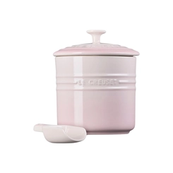 Porta Ração com Dosador Pet Collection 2,3 Litros Shell Pink Le Creuset