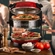 Forno de Pizza Elétrico Duplo 1800W 127V Vermelho Ariete