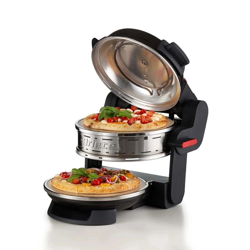 Forno de Pizza Elétrico Duplo 2100W 220V Preto Ariete