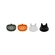 Set 4 Mini Pratos de Cerâmica Halloween Le Creuset