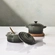 Mini Cocotte de Cerâmica Botão Preto 10 cm Thyme Le Creuset