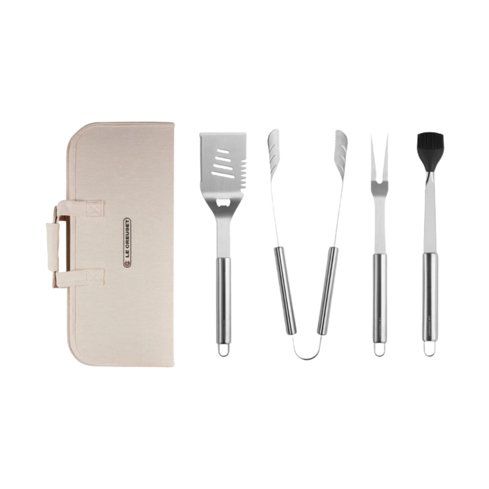 Set 4 Utensílios de Aço Inox Alpine Le Creuset