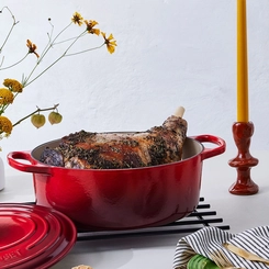 Panela Oval Signature 40 cm Vermelho Le Creuset