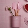 Espátula de Silicone Venus Média Powder Pink Le Creuset