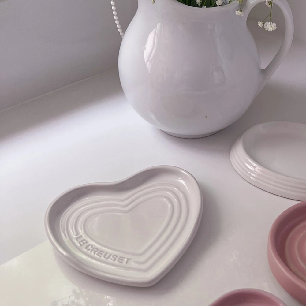 Descanso Coração de Colher 13 cm Branco Le Creuset