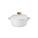 Mini Cocotte de Cerâmica 10 cm Pegador de Coração Branco Le Creuset