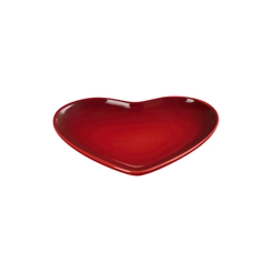 Prato de Cerâmica Coração Sphere Seoul 23 cm Vermelho Le Creuset