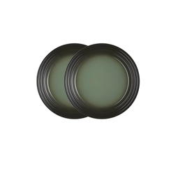 Jogo de 2 Pratos Rasos de Cerâmica 22 cm Thyme Le Creuset