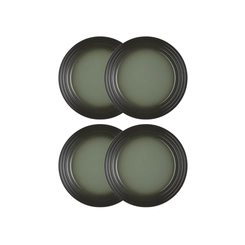 Jogo de 4 Pratos Rasos de Cerâmica 22 cm Thyme Le Creuset