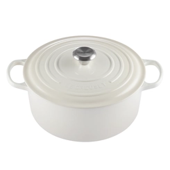 Panela Redonda Signature 30 cm Meringue Le Creuset