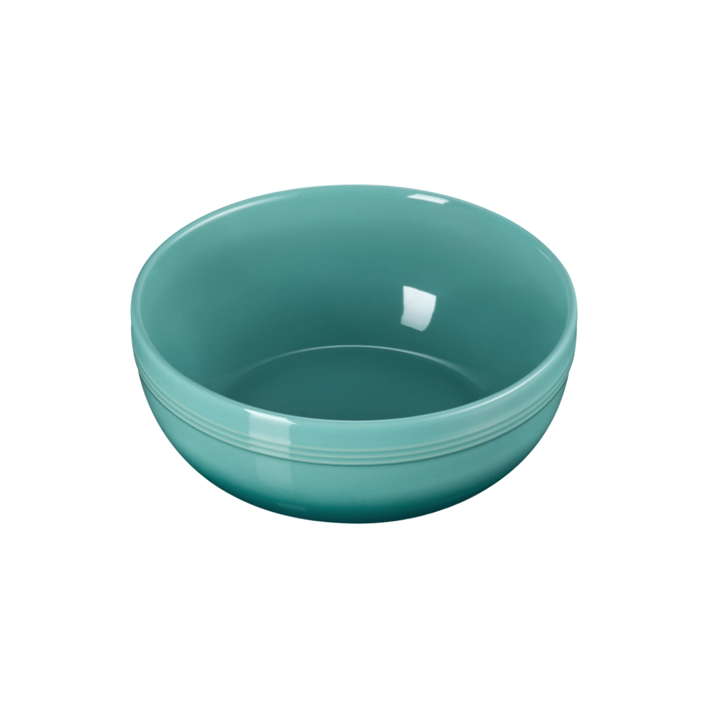 Bowl de Servir em Cerâmica San Francisco 1,6 Litros Bleu Riviera Le Creuset