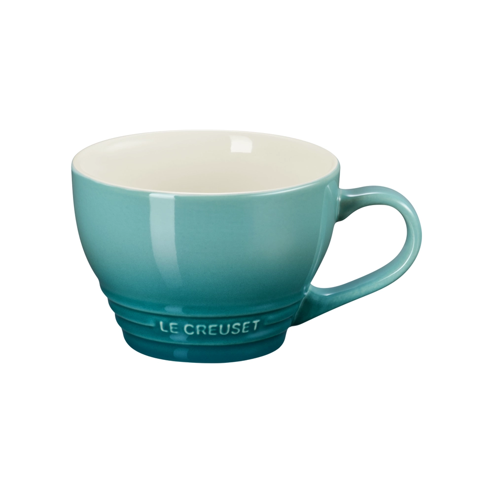 Caneca Bistrô de Cerâmica 400 ml Bleu Riviera Le Creuset