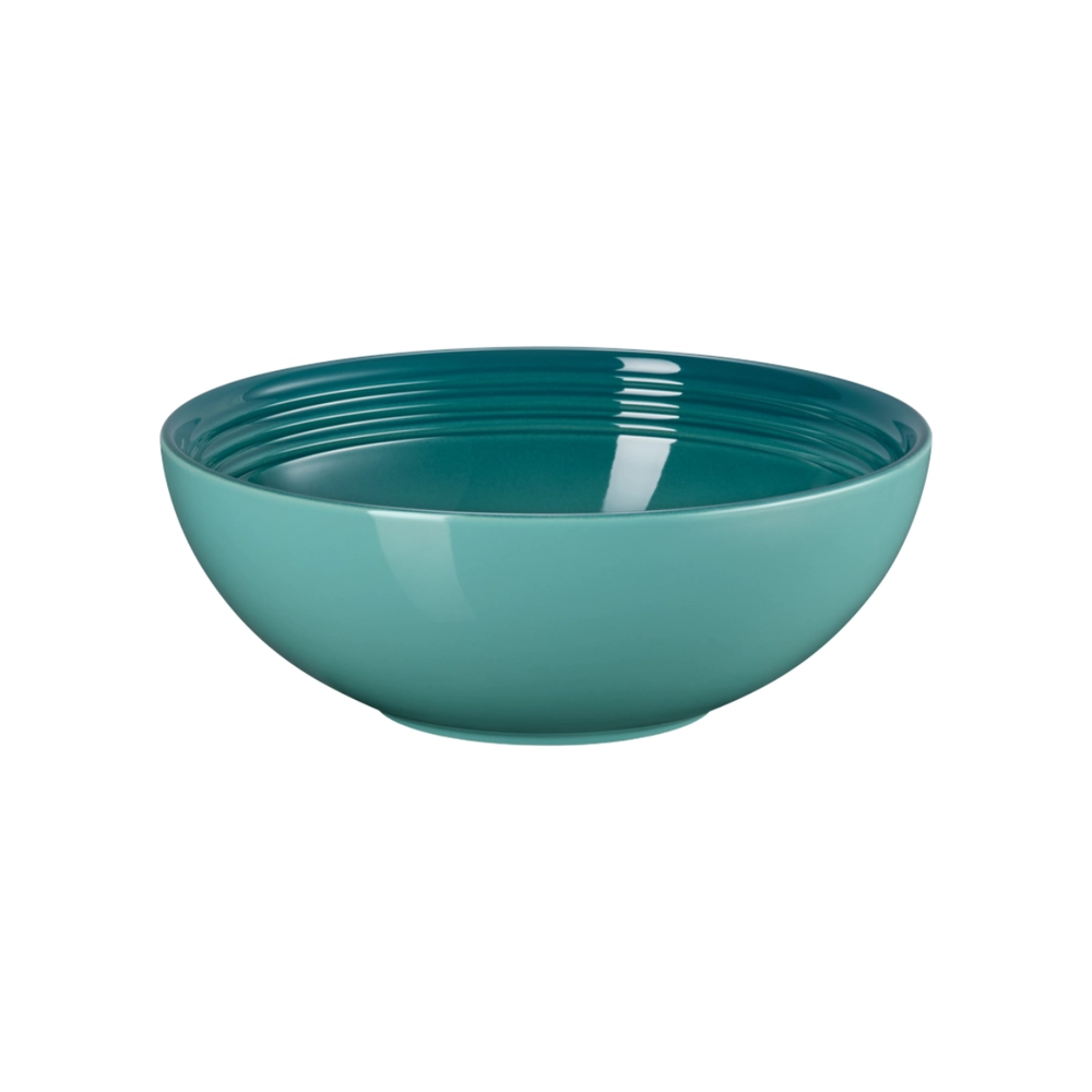 Bowl para Servir Redondo de Cerâmica 2,2 Litros Bleu Riviera Le Creuset