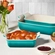 Jogo Completo de Travessas Heritage Bleu Riviera Le Creuset