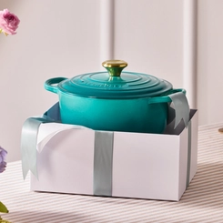 Panela Redonda Signature 24 cm Bleu Riviera Le Creuset
