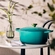Panela Redonda Signature 26 cm Bleu Riviera Le Creuset