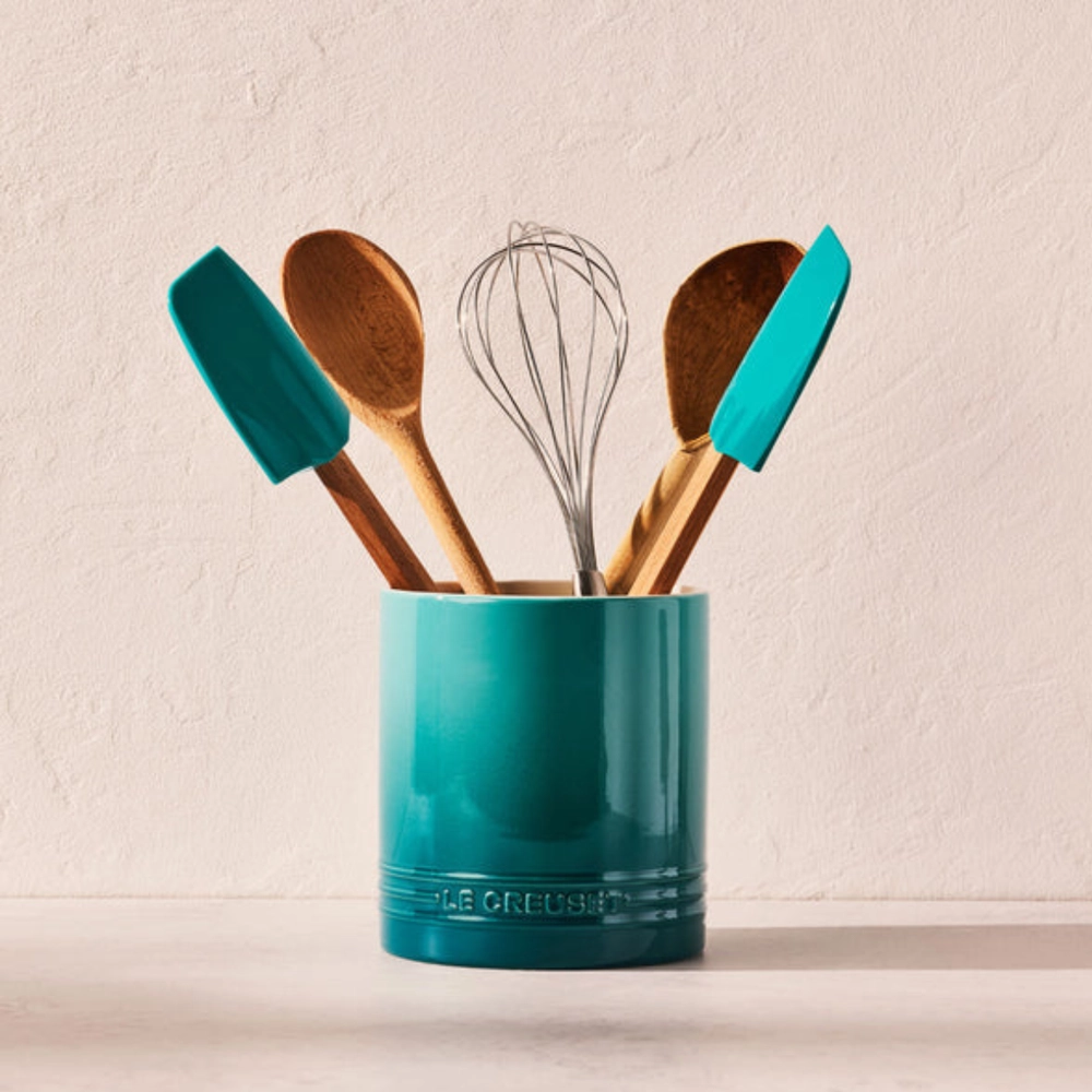 Porta Utensílios Signature em Cerâmica 2,5 Litros Bleu Riviera Le Creuset