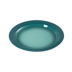 Prato Raso de Cerâmica 27 cm Bleu Riviera Le Creuset