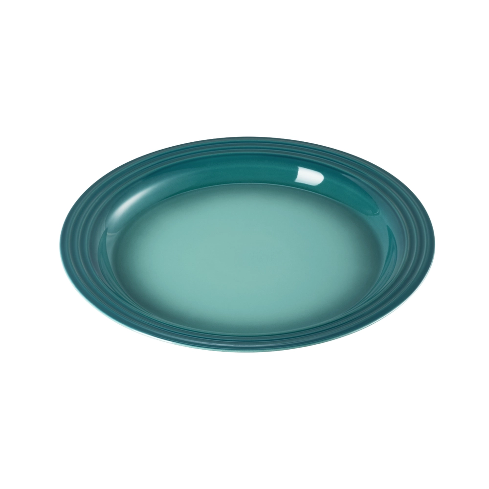 Prato Raso de Cerâmica 27 cm Bleu Riviera Le Creuset