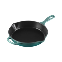 Skillet Redonda Funda Signature 26 cm Bleu Riviera Le Creuset