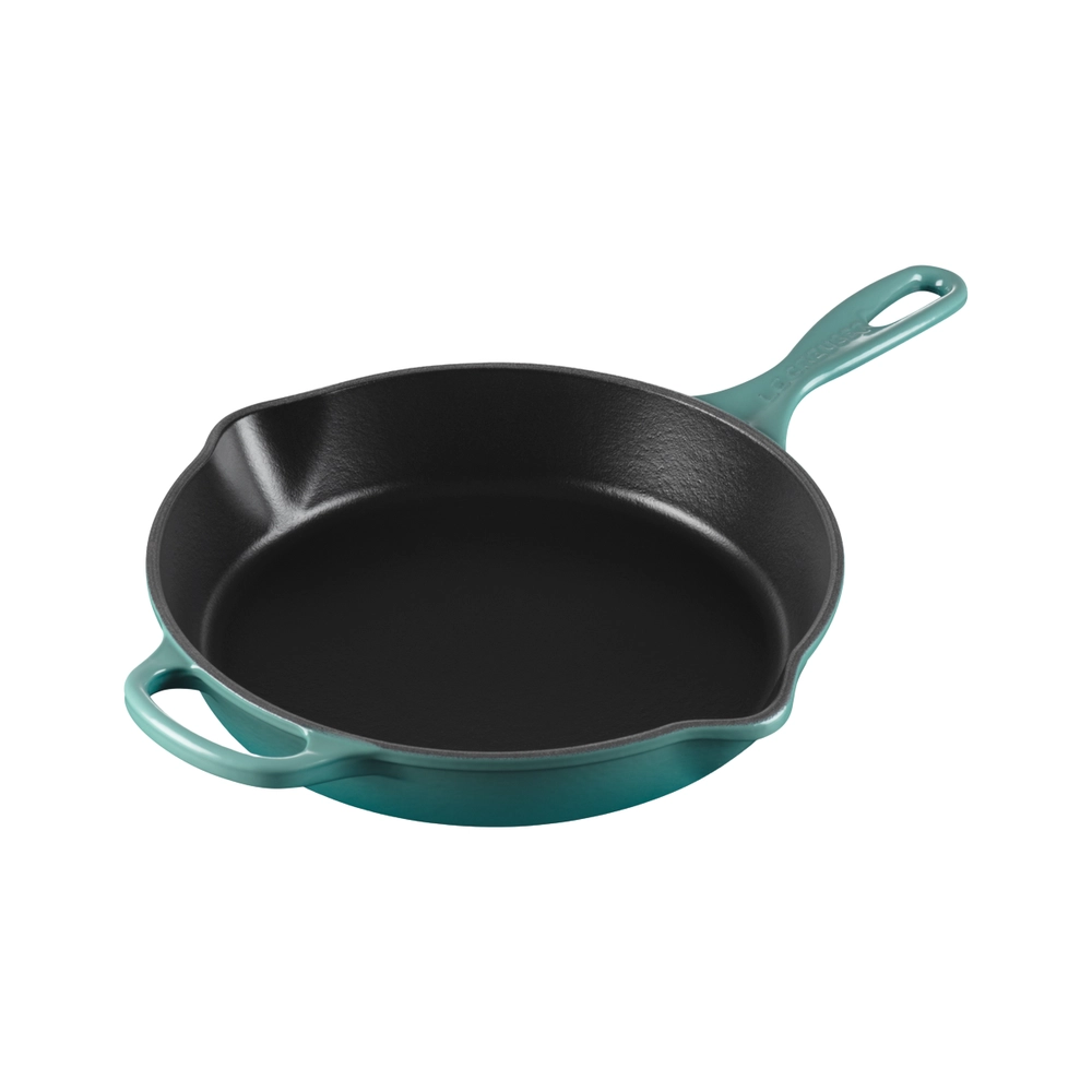 Skillet Redonda Funda Signature 26 cm Bleu Riviera Le Creuset