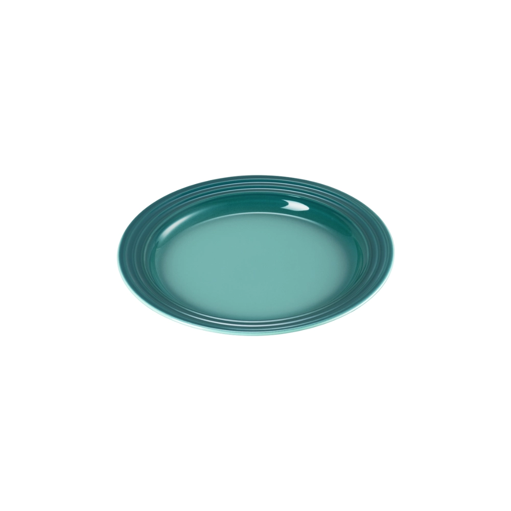 Prato Raso de Cerâmica 22 cm Bleu Riviera Le Creuset